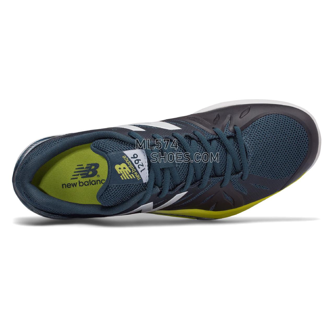 New Balance 1296v2 - Men's 1296 - Tennis / Court Petrol with Limeade - MCH1296P