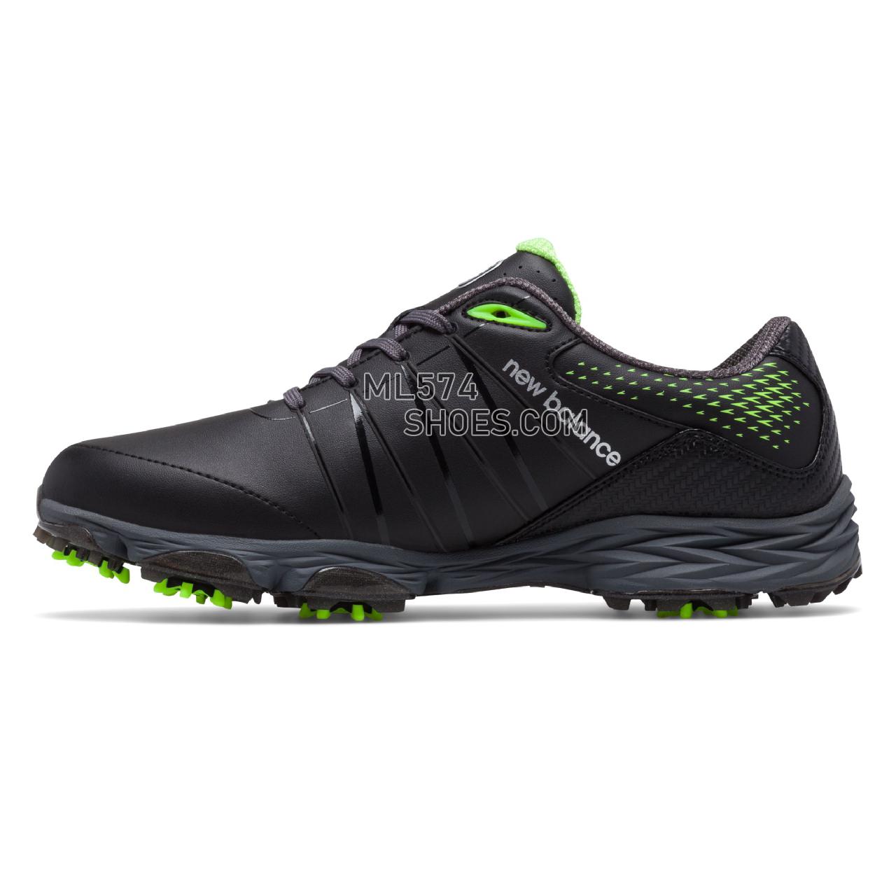 New Balance New Balance Golf 2004 - Men's 2004 - Golf Black with Toxic and Dark Grey - NBG2004BK