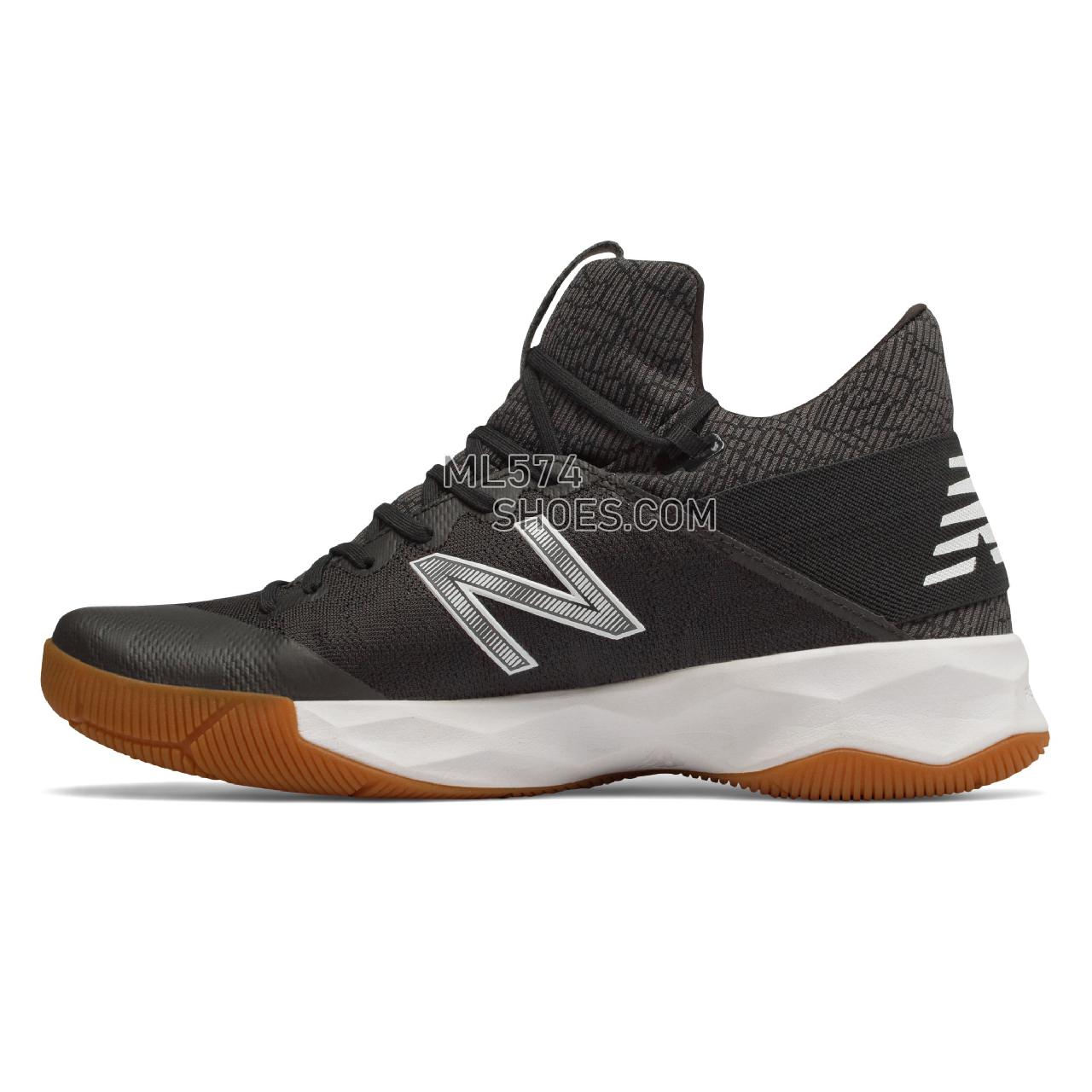 New Balance FreezeLX 2.0 Box - Men's 2 - Lacrosse Black with White - FREEZBB2