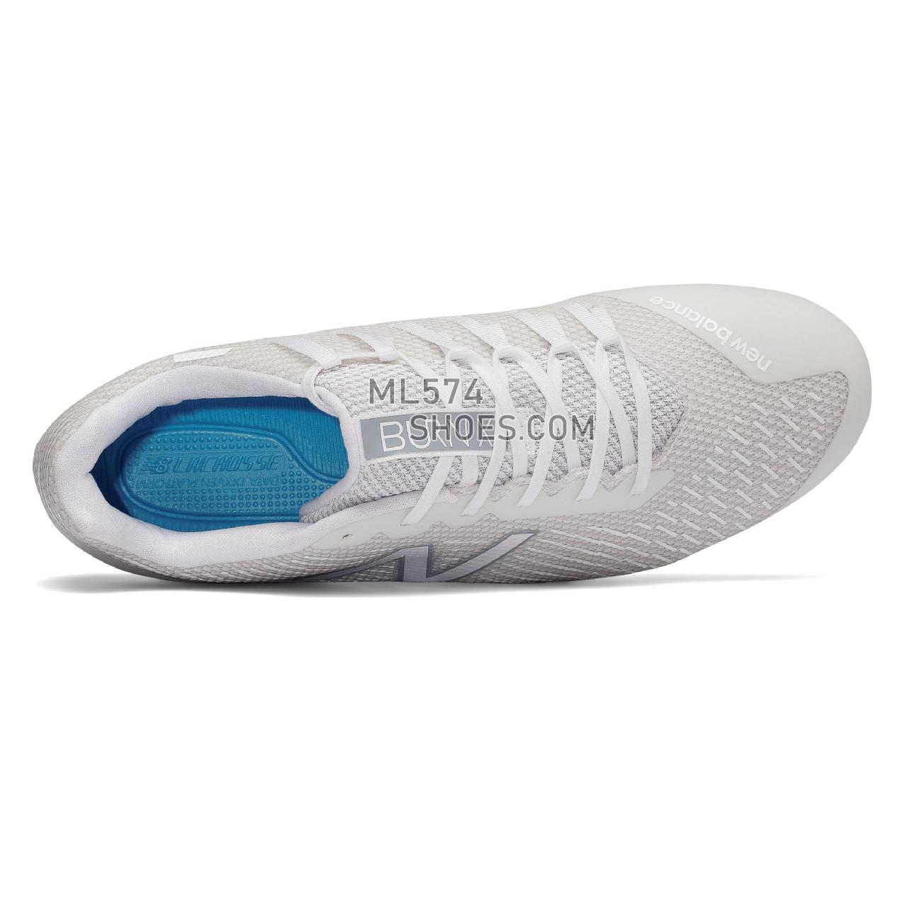 New Balance Burn X Low-Cut - Men's  - Lacrosse White - BURNXLWT