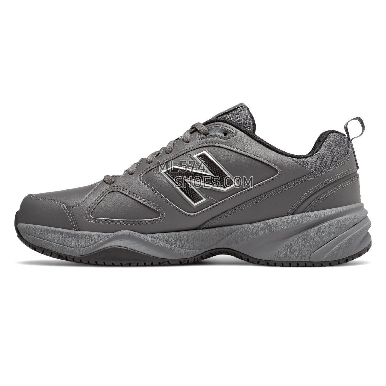 New Balance Slip Resistant 626v2 - Men's 626 - Industrial Grey with Navy - MID626C2