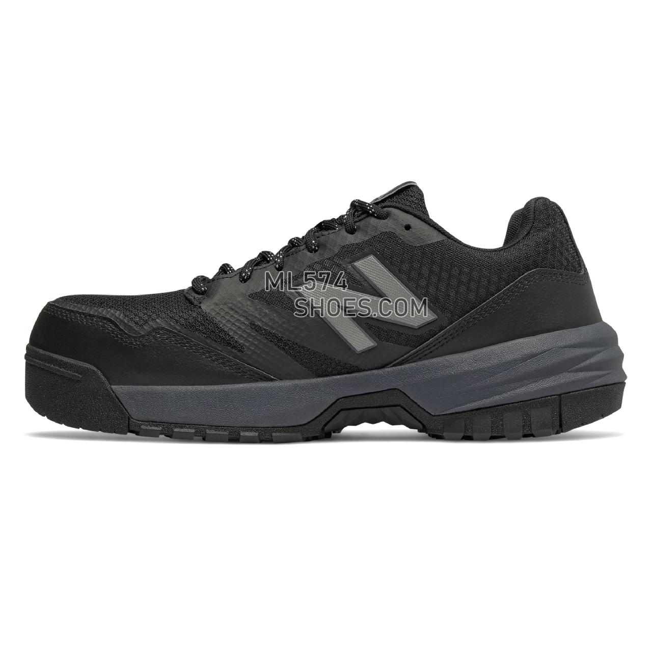 New Balance Composite Toe 589 - Men's 589 - Industrial Black with Grey - MID589G1