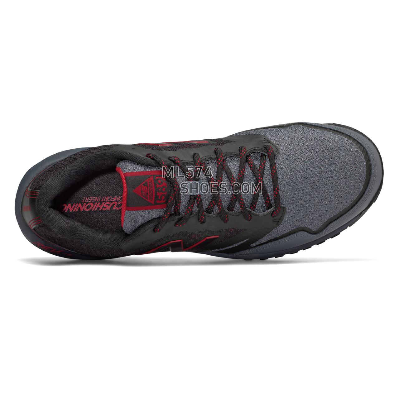 New Balance Composite Toe 589 - Men's 589 - Industrial Black with Red - MID589O1