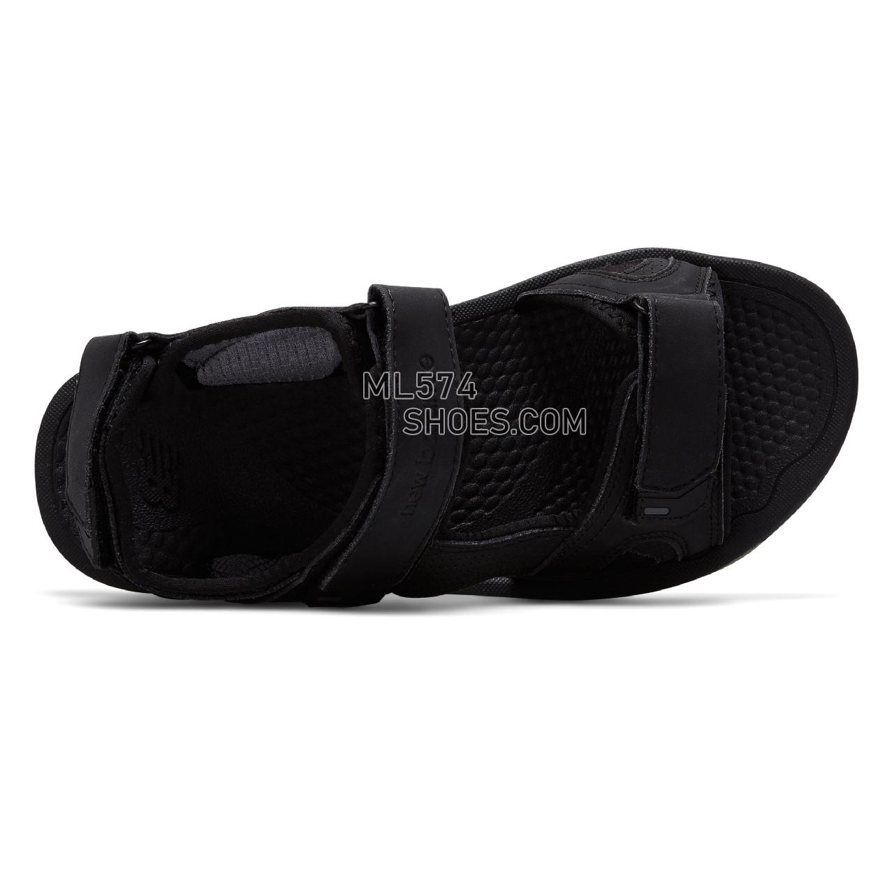 New Balance PureAlign Recharge Sandal - Men's 2080 - Sandals Black - M2080BK