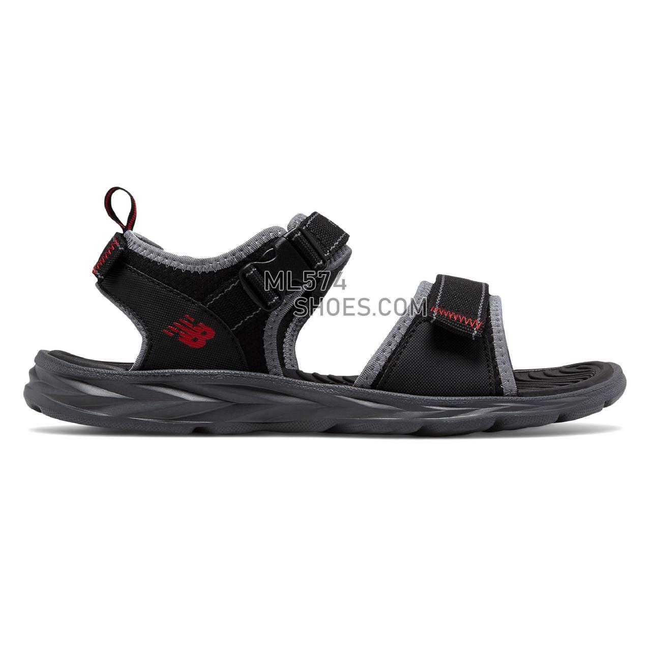 New Balance Response Sandal - Men's 2067 - Sandals Black with Grey - M2067BGR