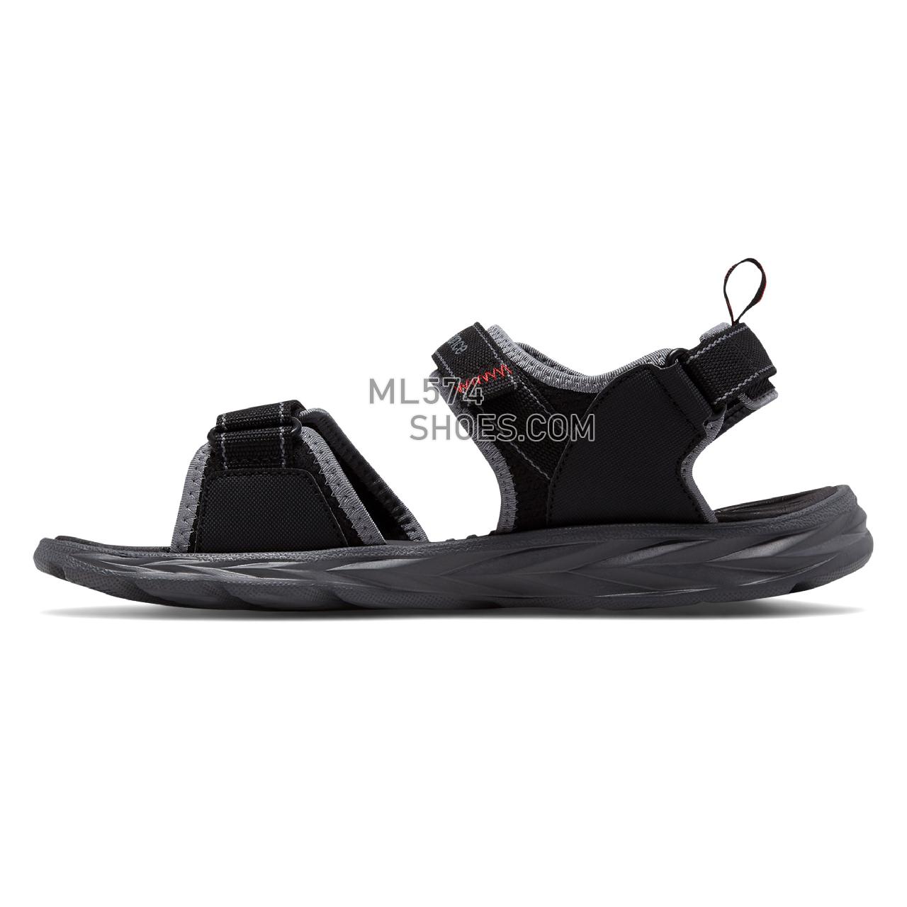 New Balance Response Sandal - Men's 2067 - Sandals Black with Grey - M2067BGR