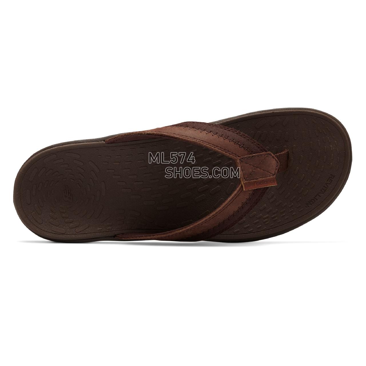 New Balance Pinnacle Flip - Men's 6100 - Sandals Brown - MR6100WSK