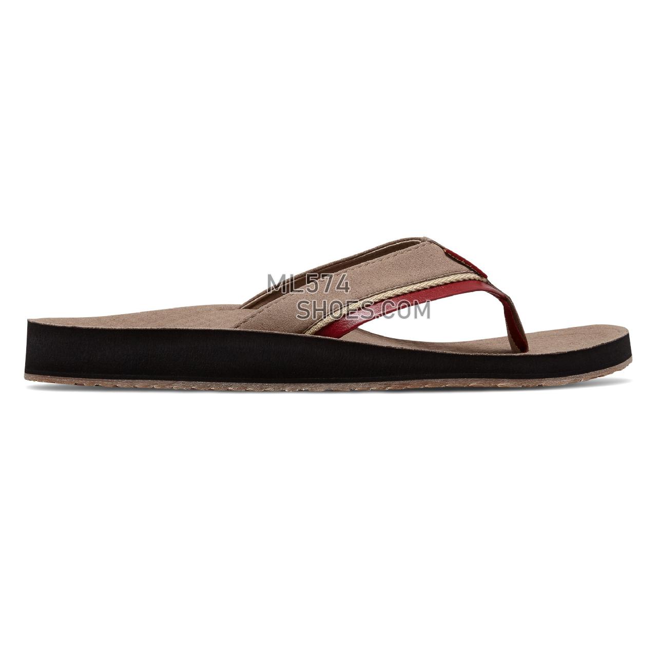 New Balance PureAlign Foundation Thong - Men's 6058 - Sandals Brown - M6058BR