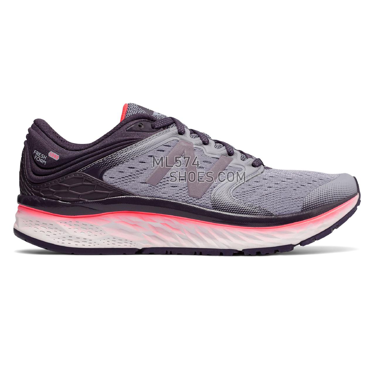 New Balance Women's New Balance 1080v8 Elderberry with Daybreak and Vivid Coral - W1080PC8