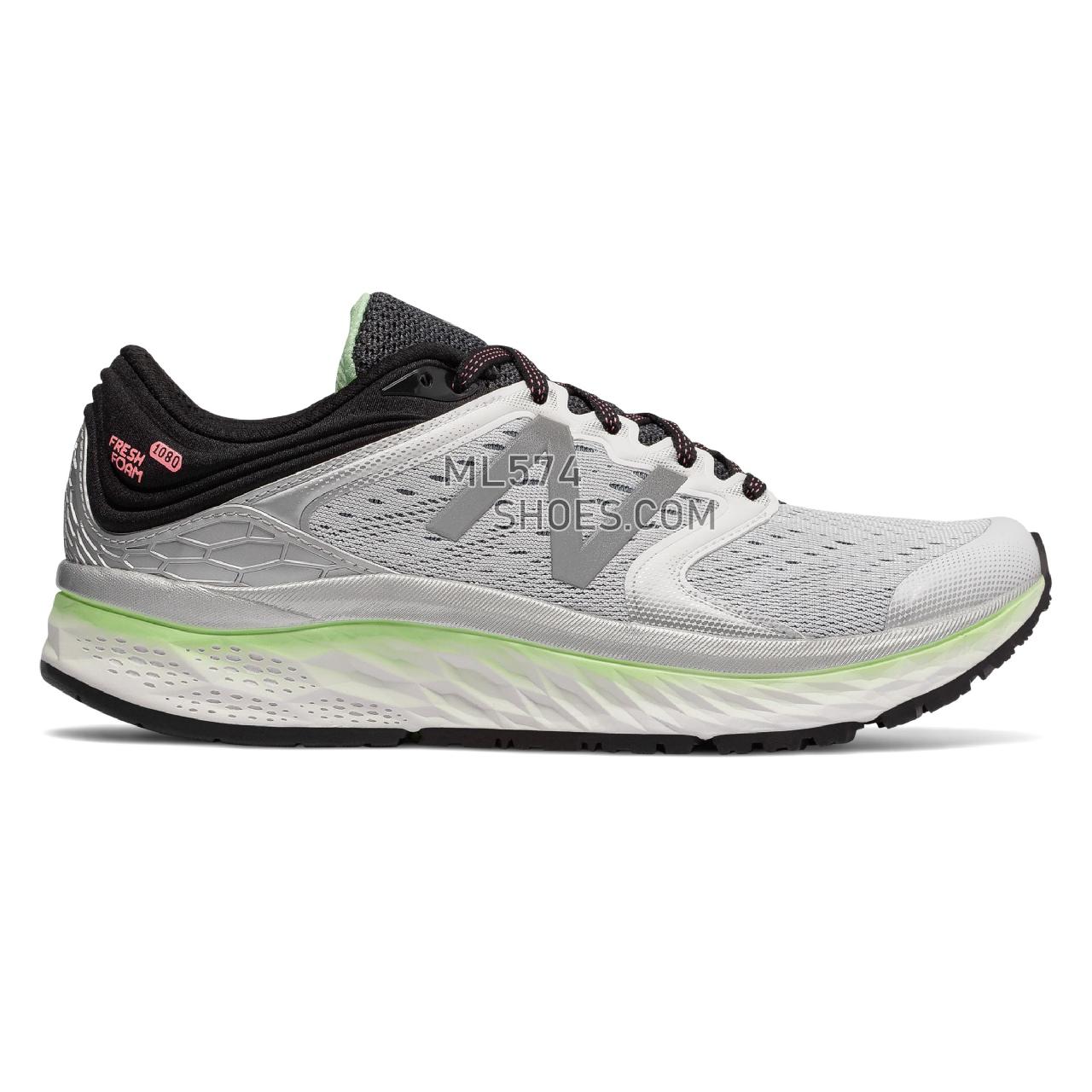 New Balance Women's New Balance 1080v8 White with Lime Glo and Black - W1080WB8