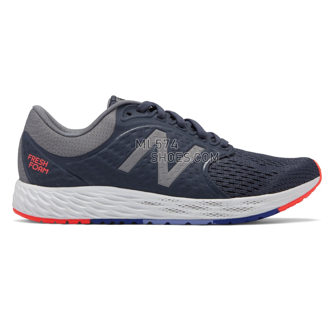 New Balance Fresh Foam Zante v4 - Women's 4 - Running Gunmetal with Arctic Fox and Black - WZANTGW4