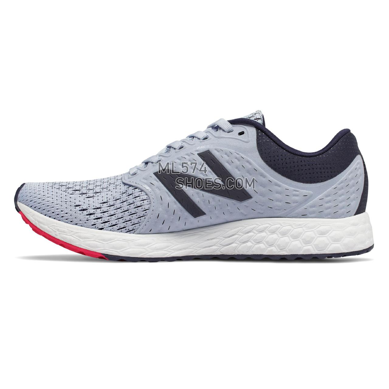 New Balance Fresh Foam Zante v4 - Women's 4 - Running Ice Blue with Pigment - WZANTIB4