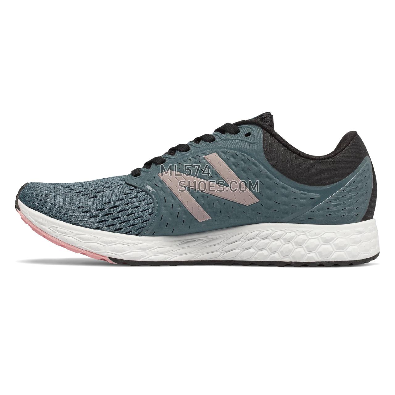 New Balance Fresh Foam Zante v4 - Women's 4 - Running Light Petrol with Black - WZANTLP4