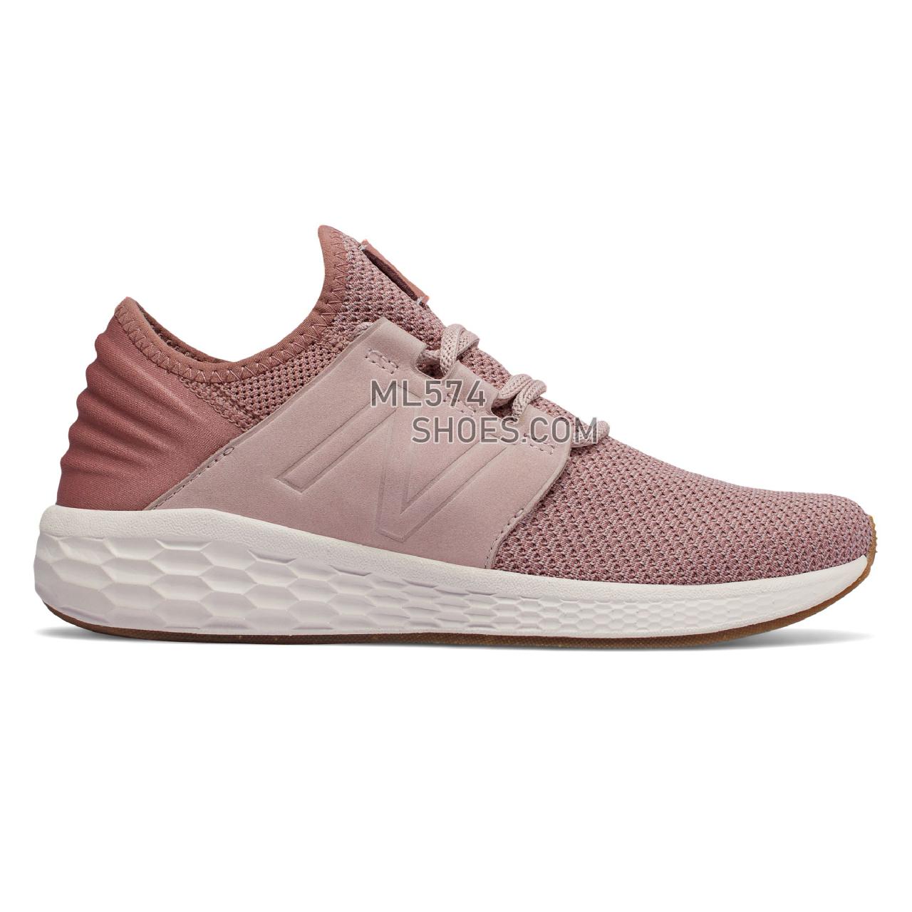 New Balance Fresh Foam Cruz v2 Nubuck - Women's 2 - Running Conch Shell with Dark Oxide - WCRUZNA2