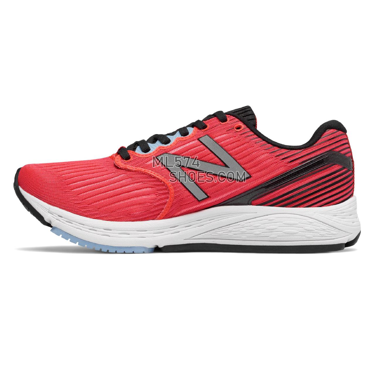 New Balance 890v6 - Women's 890 - Running Coral with Black and Clear Sky - W890CB6