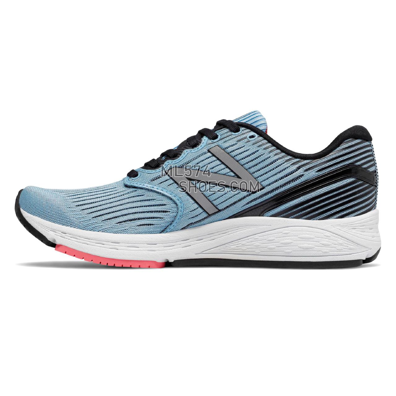 New Balance 890v6 - Women's 890 - Running Clear Sky with Coral and Black - W890LB6