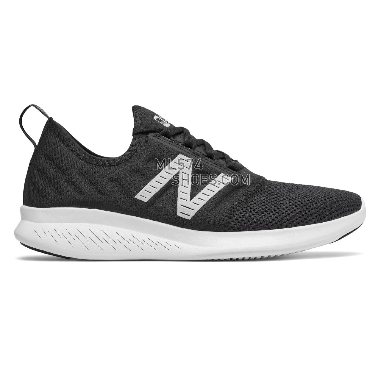 New Balance FuelCore Coast v4 - Women's 4 - Running Black with Outerspace - WCSTLLK4