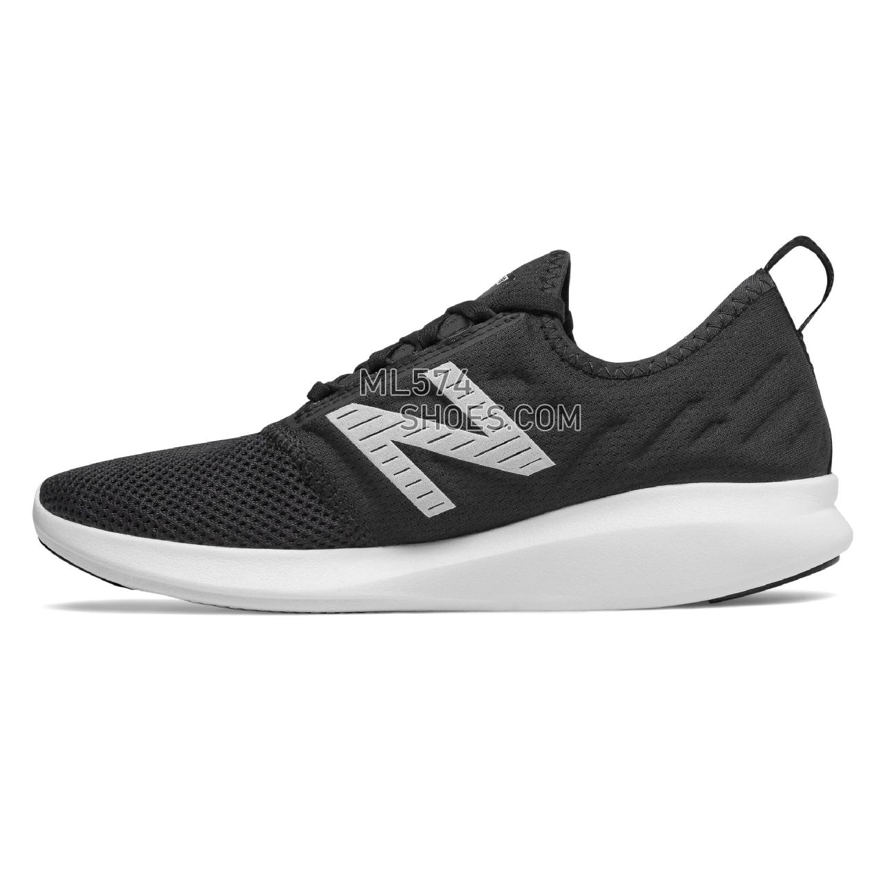 New Balance FuelCore Coast v4 - Women's 4 - Running Black with Outerspace - WCSTLLK4
