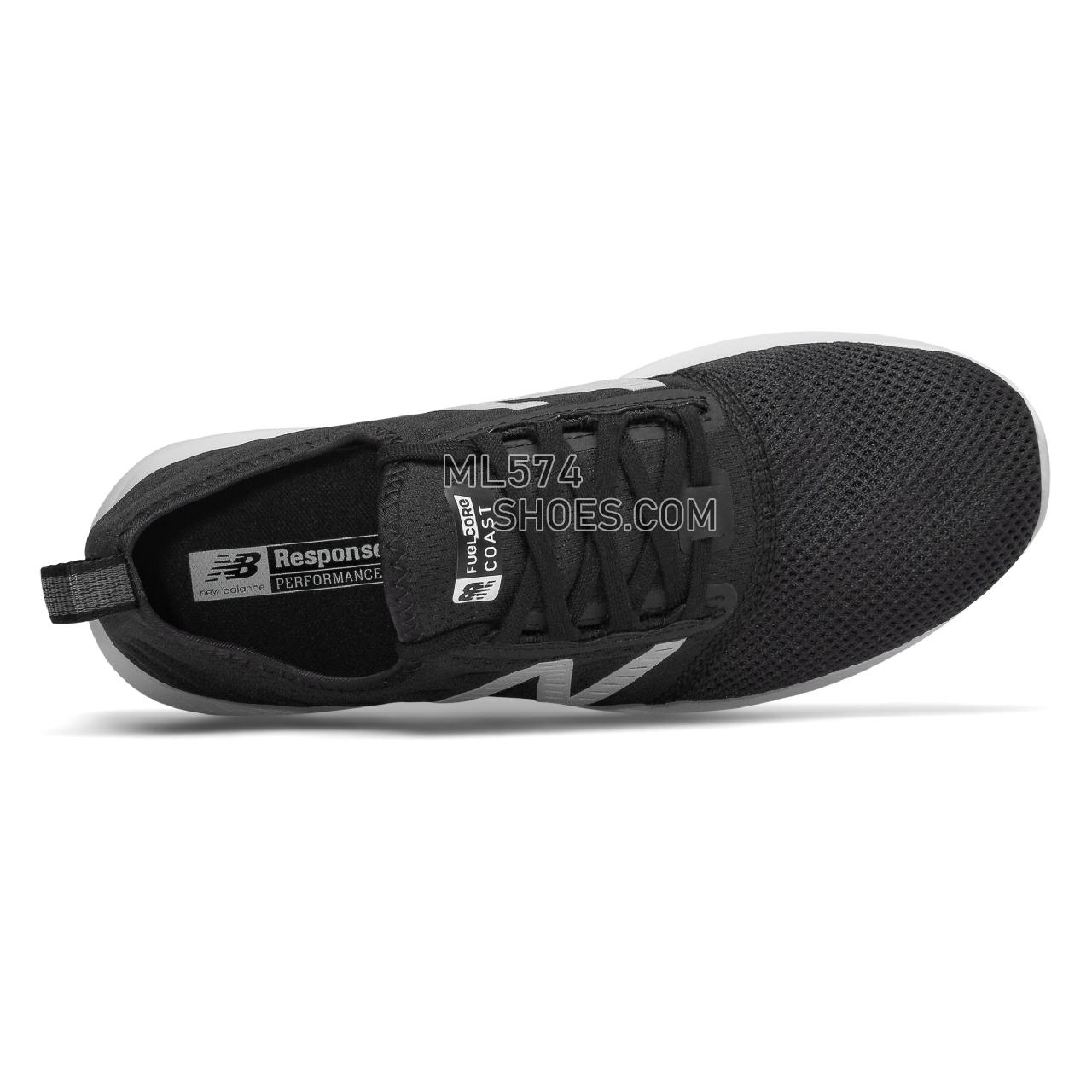 New Balance FuelCore Coast v4 - Women's 4 - Running Black with Outerspace - WCSTLLK4