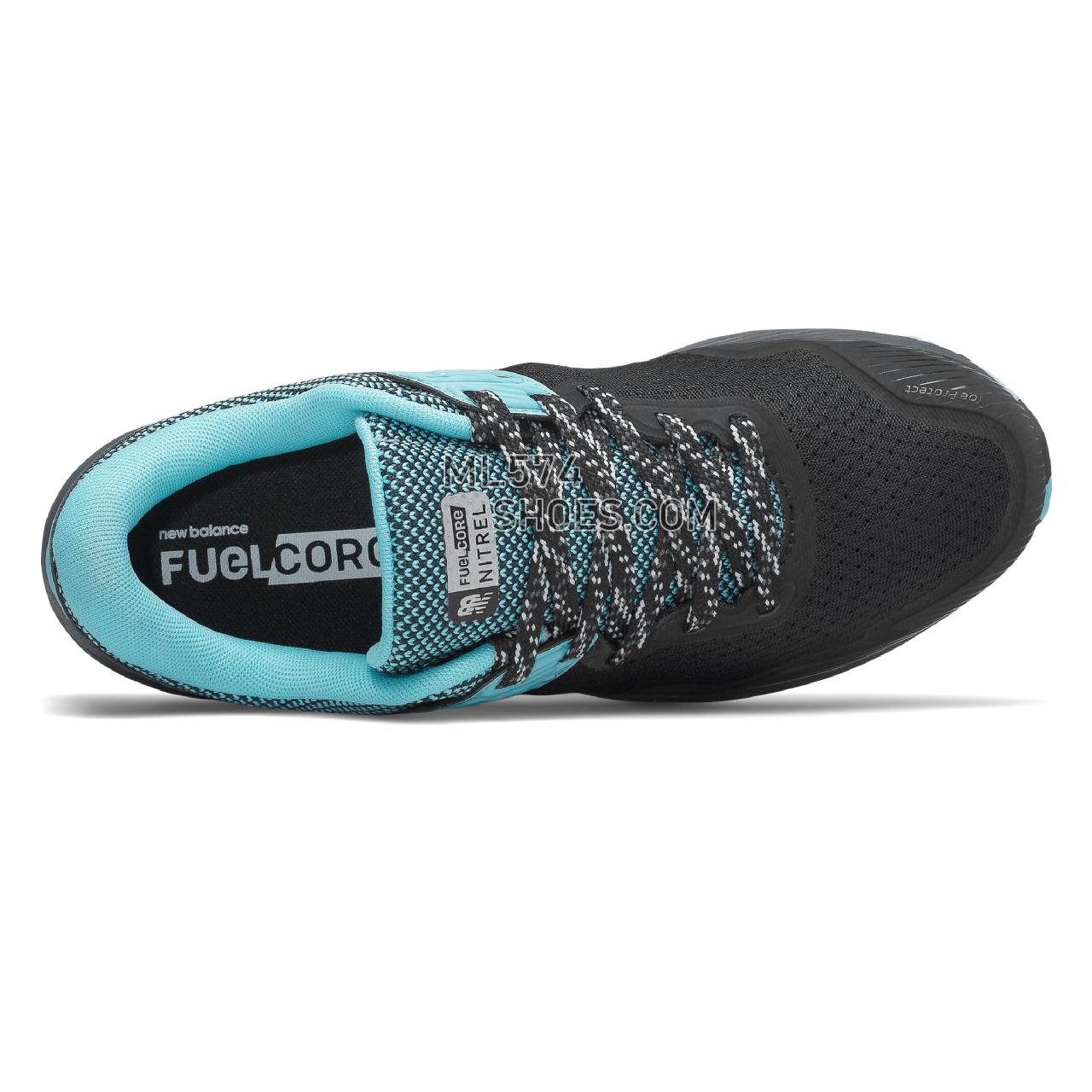 New Balance FuelCore NITREL v2 - Women's 2 - Running Black with Thunder and Enamel Blue - WTNTRLB2