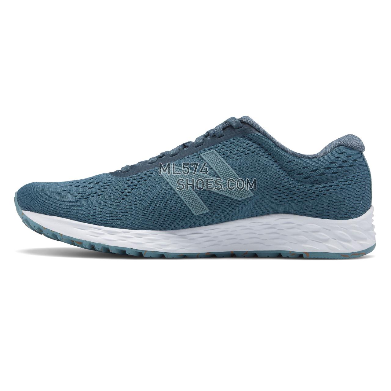 New Balance Fresh Foam Arishi Sport - Women's 1 - Running Light Petrol with Smoke Blue - WARISSE1