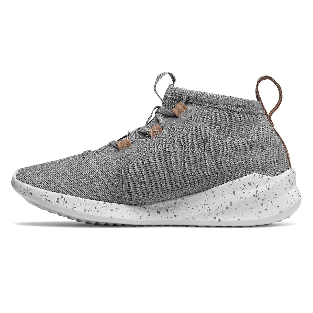 New Balance Cypher Run Knit - Women's  - Running Team Away Grey with Vegan Tan Leather - WSRMCKG