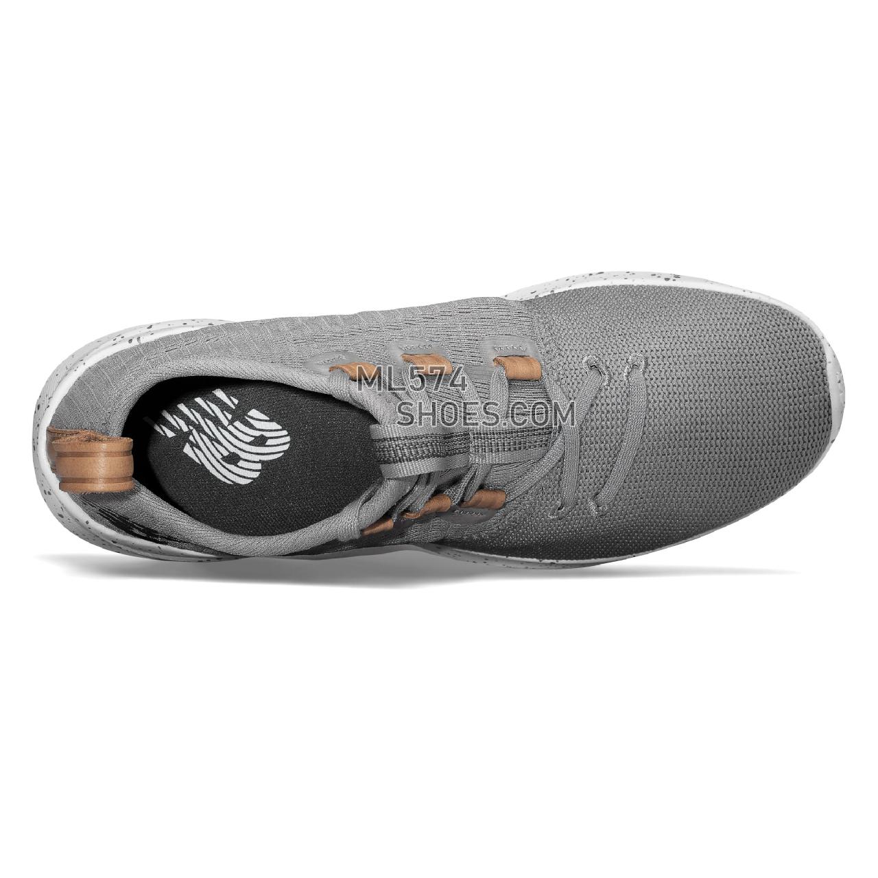 New Balance Cypher Run Knit - Women's  - Running Team Away Grey with Vegan Tan Leather - WSRMCKG