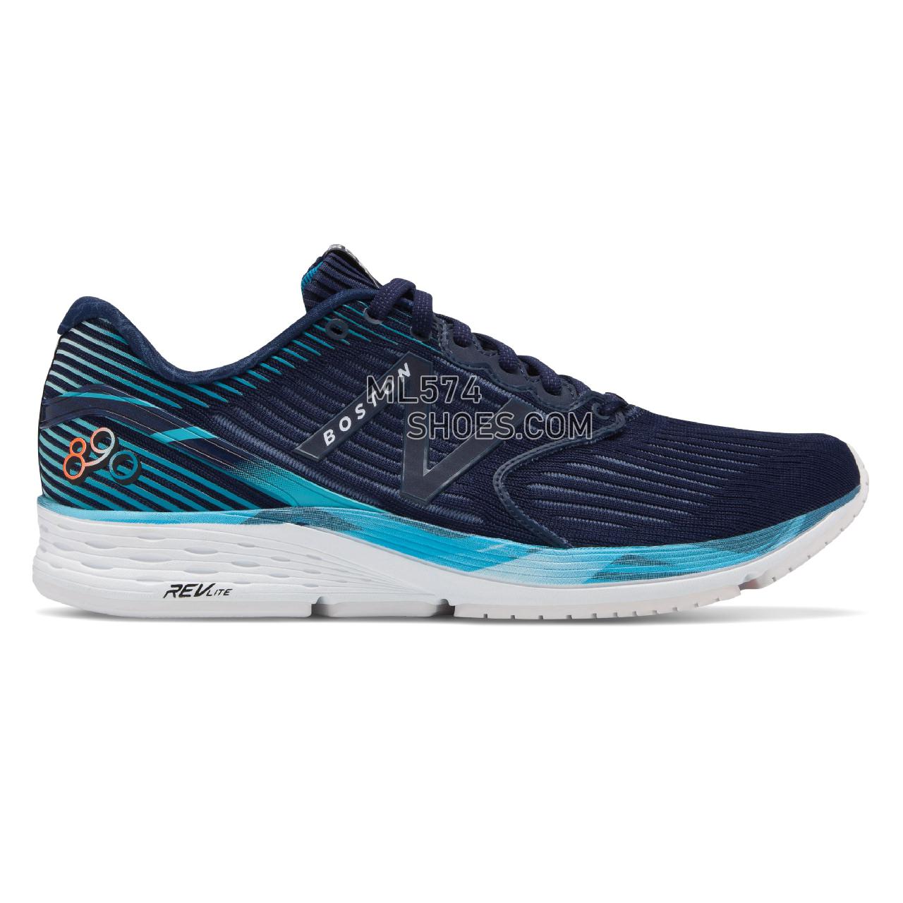 New Balance Women's 890v6 Boston - Women's 890 - Running Pigment with Navy - W890BO6