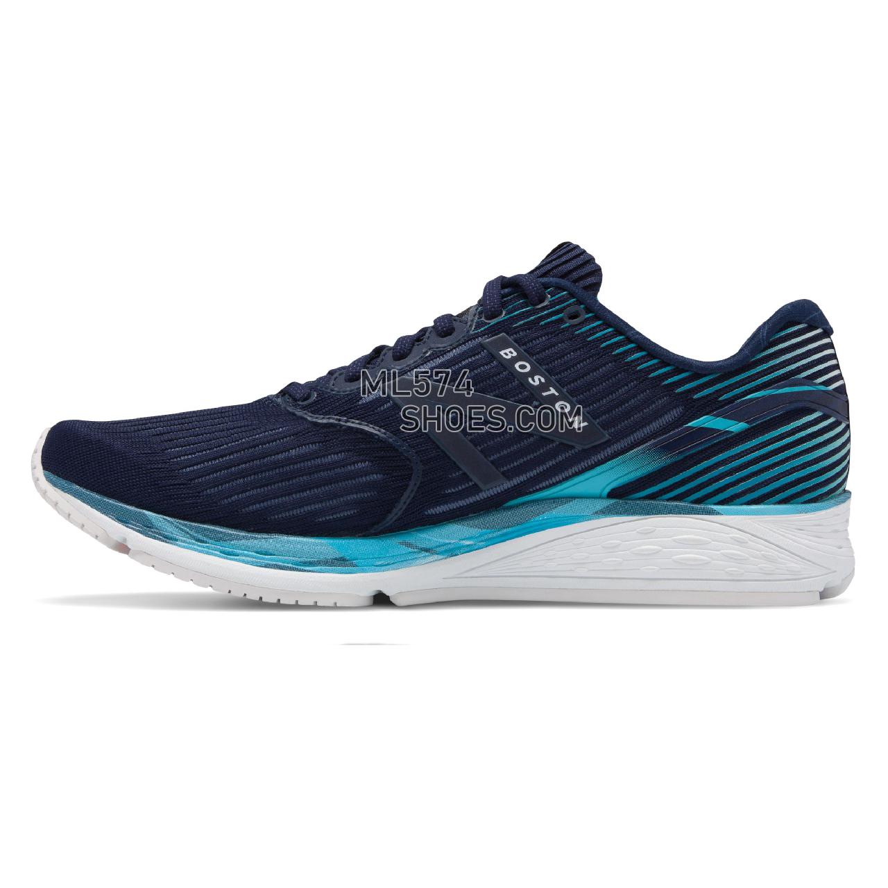 New Balance Women's 890v6 Boston - Women's 890 - Running Pigment with Navy - W890BO6