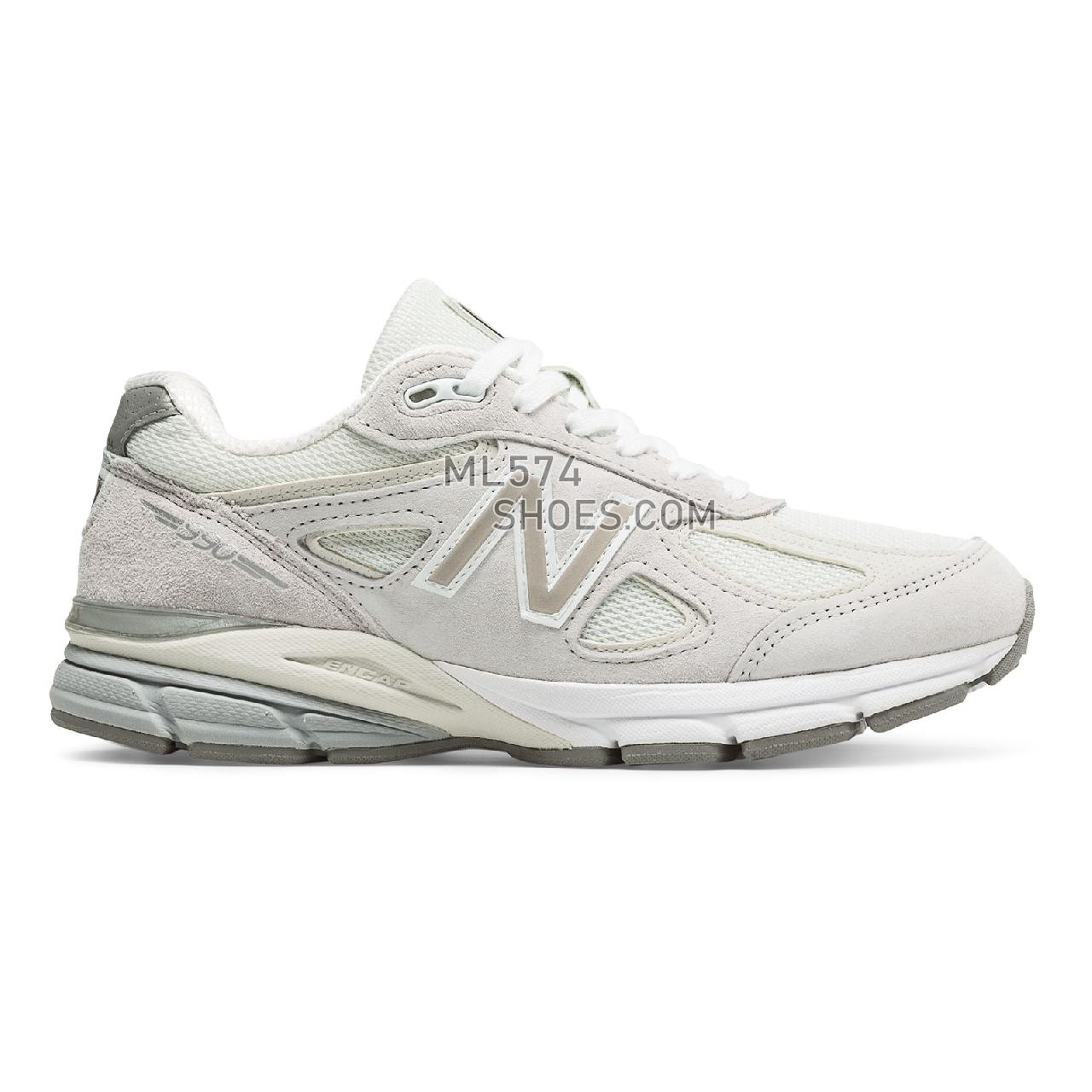 New Balance Womens 990v4 Made in US - Women's 990 - Running Nimbus Cloud with Rose Gold - W990NG4