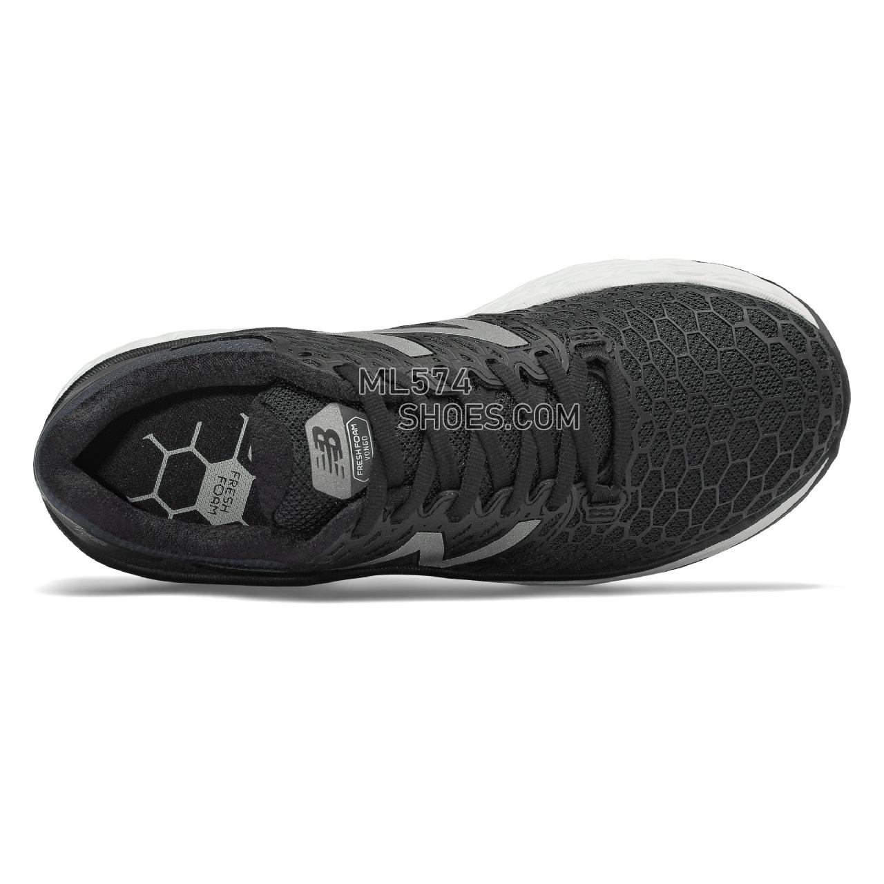 New Balance Fresh Foam Vongo v3 - Women's 3 - Running Black with White - WVNGOBK3