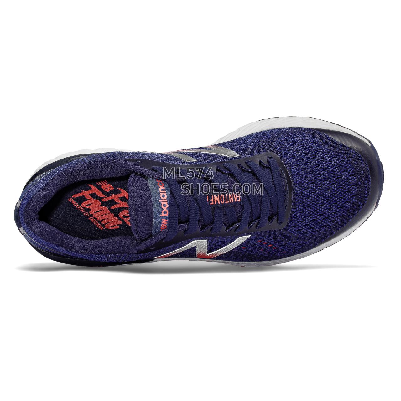 New Balance Fresh Foam Vongo v2 - Women's 2 - Running Pigment with Blue Iris and Fiji - WVNGOYB2