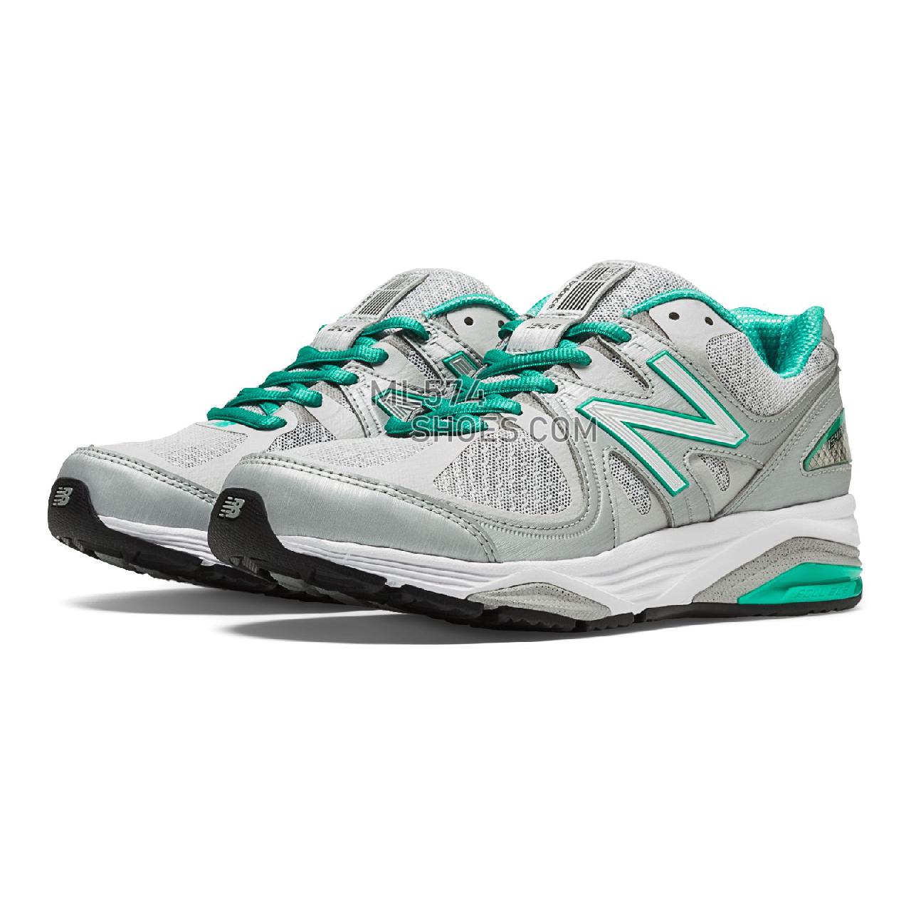 New Balance 1540v2 - Women's 1540 - Running Silver with Mint Green - W1540SG2