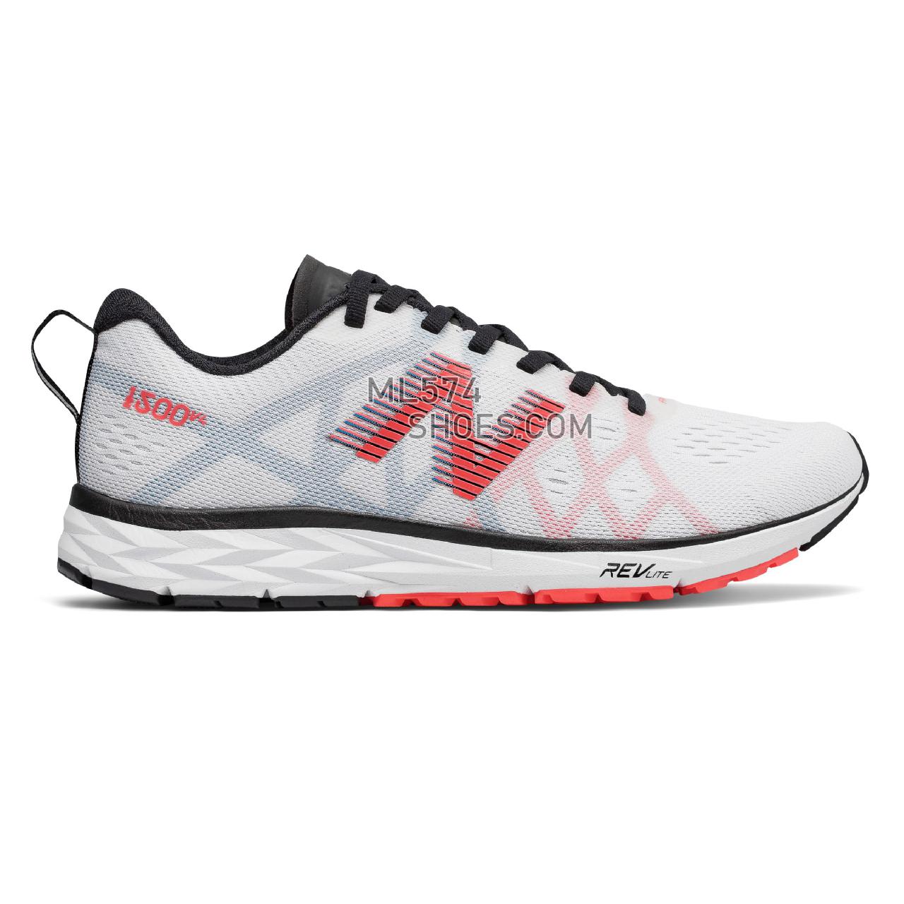 New Balance 1500v4 - Women's 1500 - Running White with Red and Black - W1500WR4