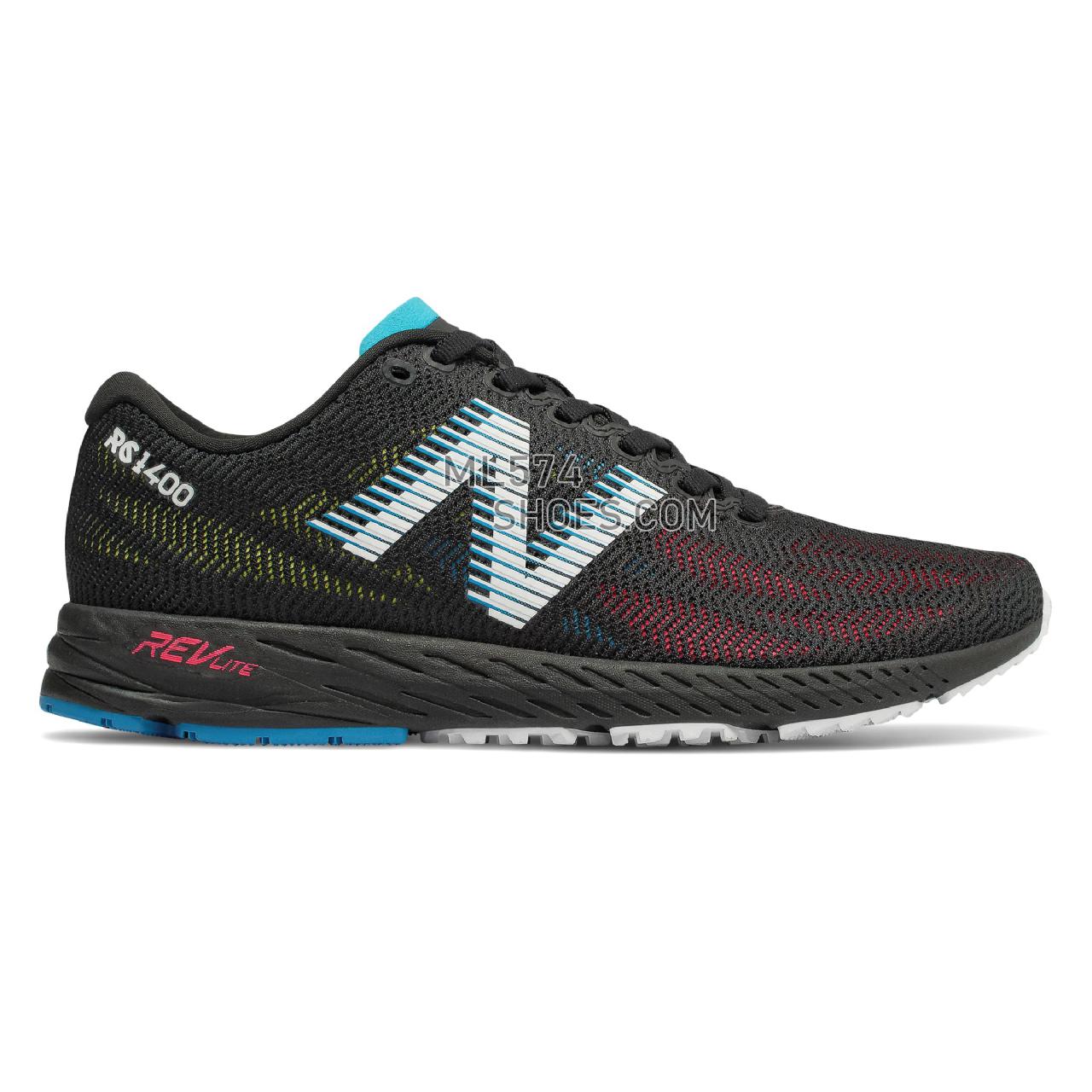 New Balance 1400v6 - Women's 1400 - Running Black with Pink Zing - W1400BC6