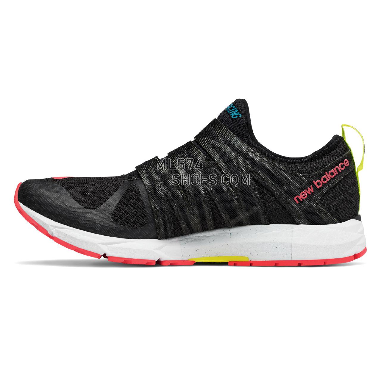 New Balance 1500T2 - Women's 1500 - Running Black with Hi-Lite and Vivid Coral - W1500BB4