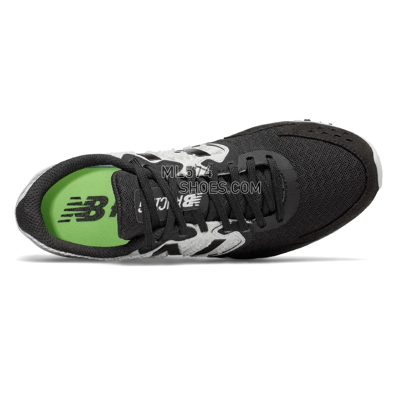 New Balance Hanzo S - Women's 1 - Running Black with White - WHANZSM1