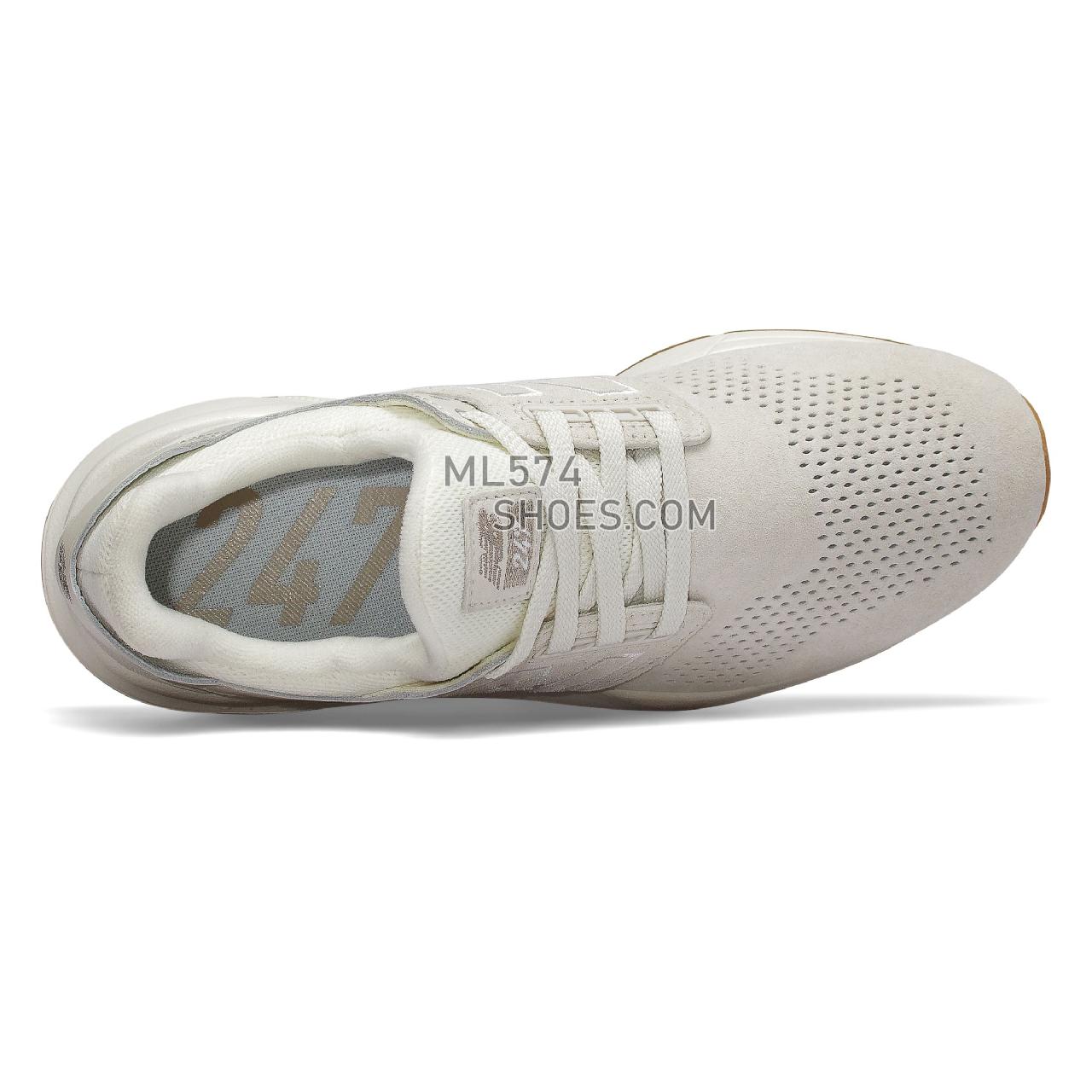 New Balance 247 Luxe - Women's 247 - Classic Sea Salt with Flat White - WS247PB