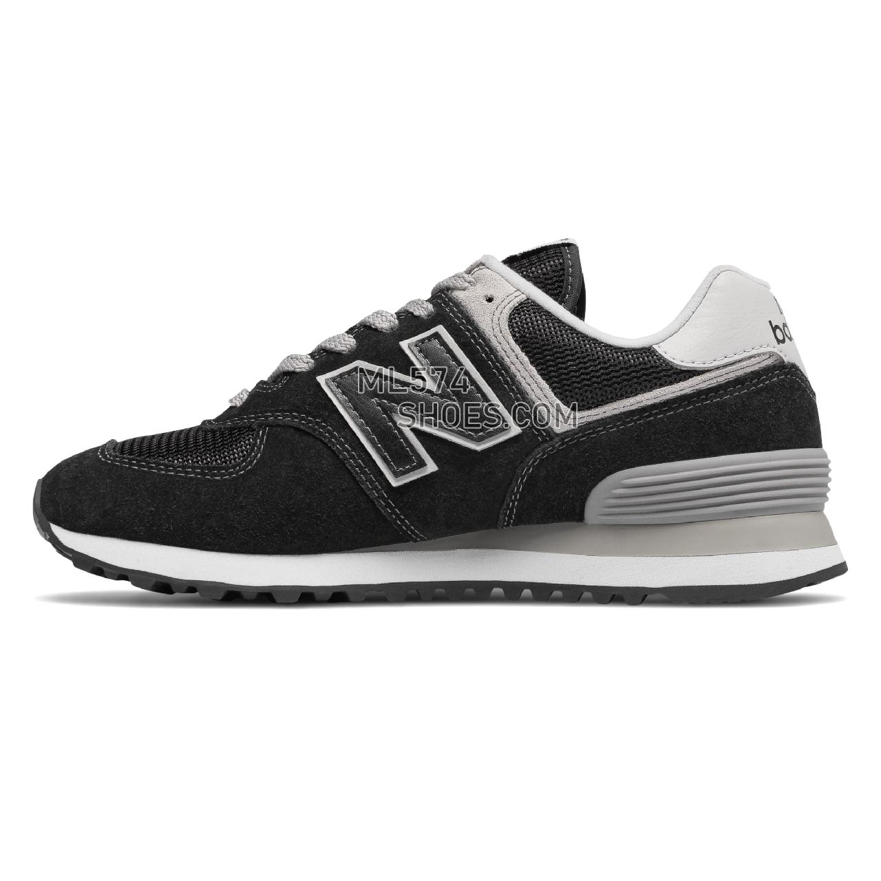 New Balance Women's 574 - Women's 574 - Classic Black with White - WL574EB