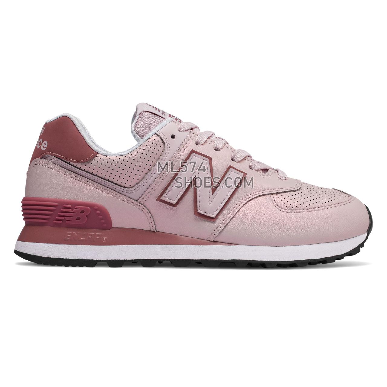 New Balance 574 Sheen Pack - Women's 574 - Classic Conch Shell with Dark Oxide - WL574KSE
