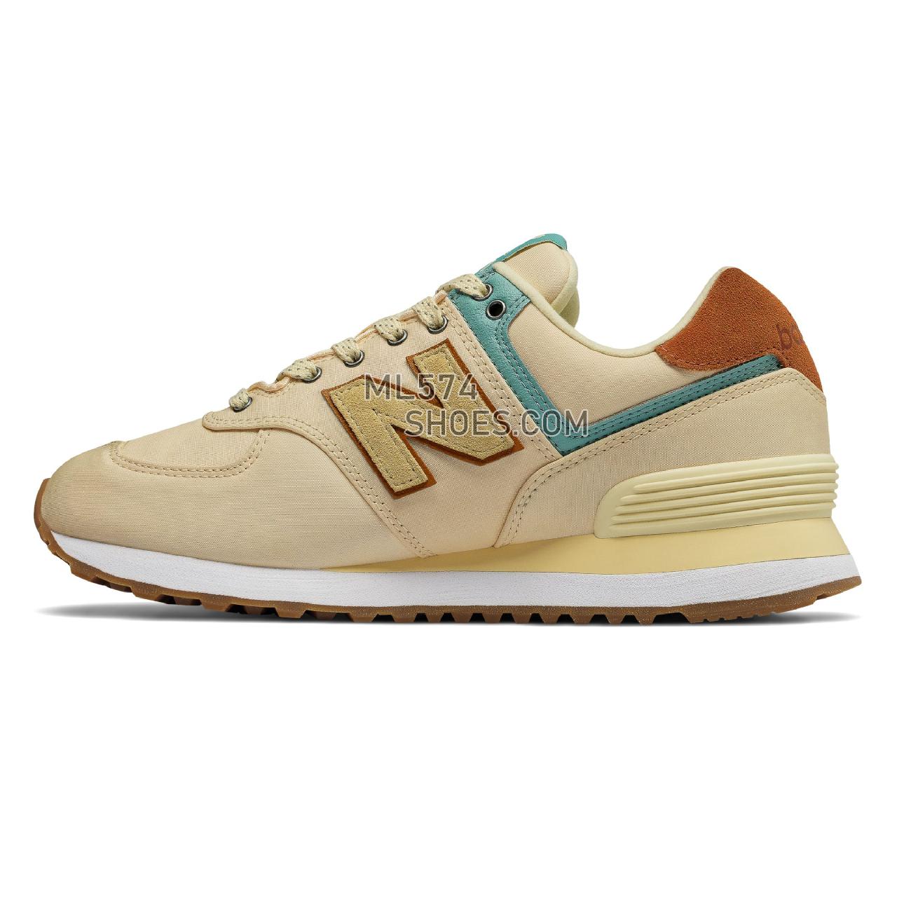 New Balance 574 Backpack - Women's 574 - Classic Vanilla with Mineral Sage - WL574NMA