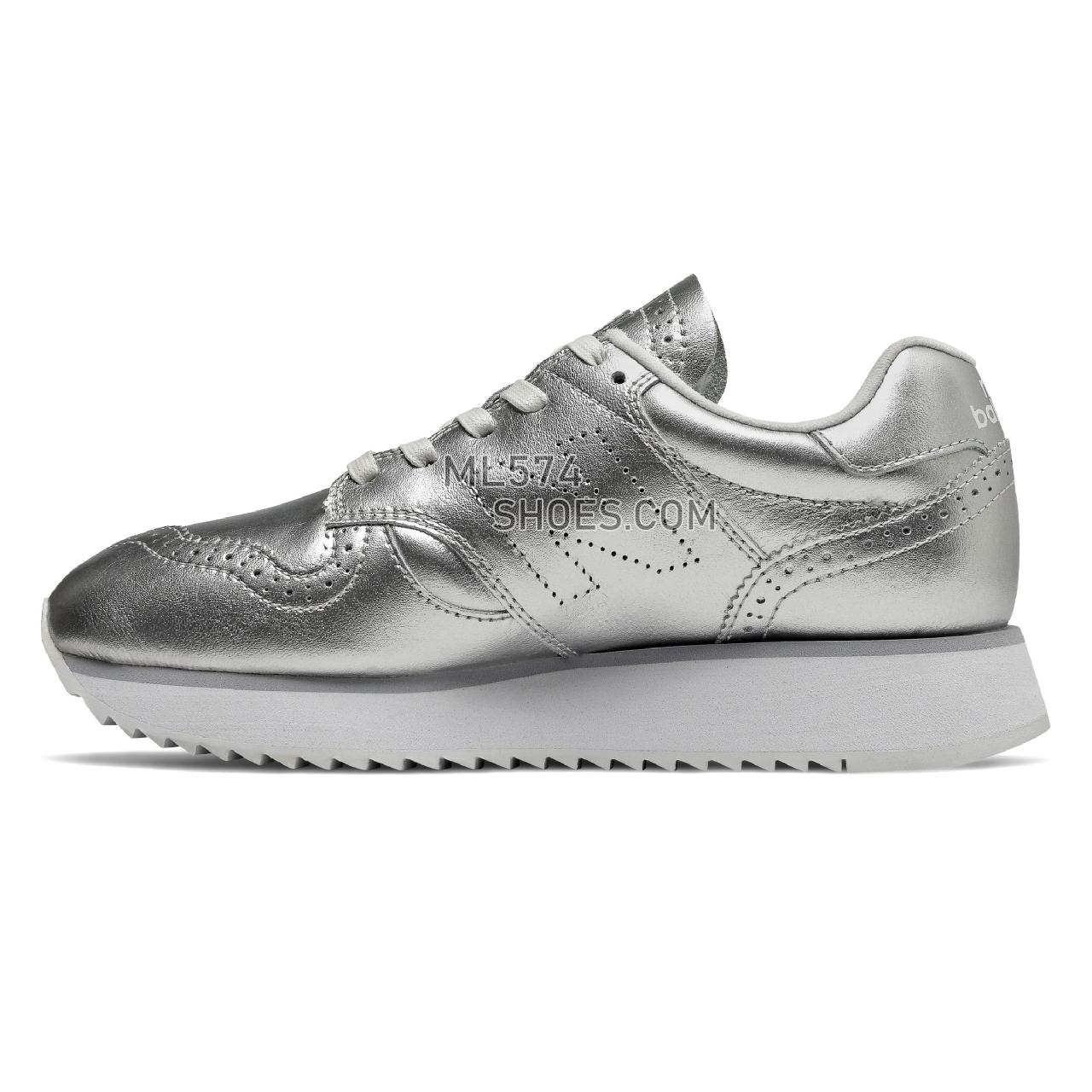 New Balance 520 Platform - Women's 520 - Classic Metallic Silver with Arctic Fox - WL520ME