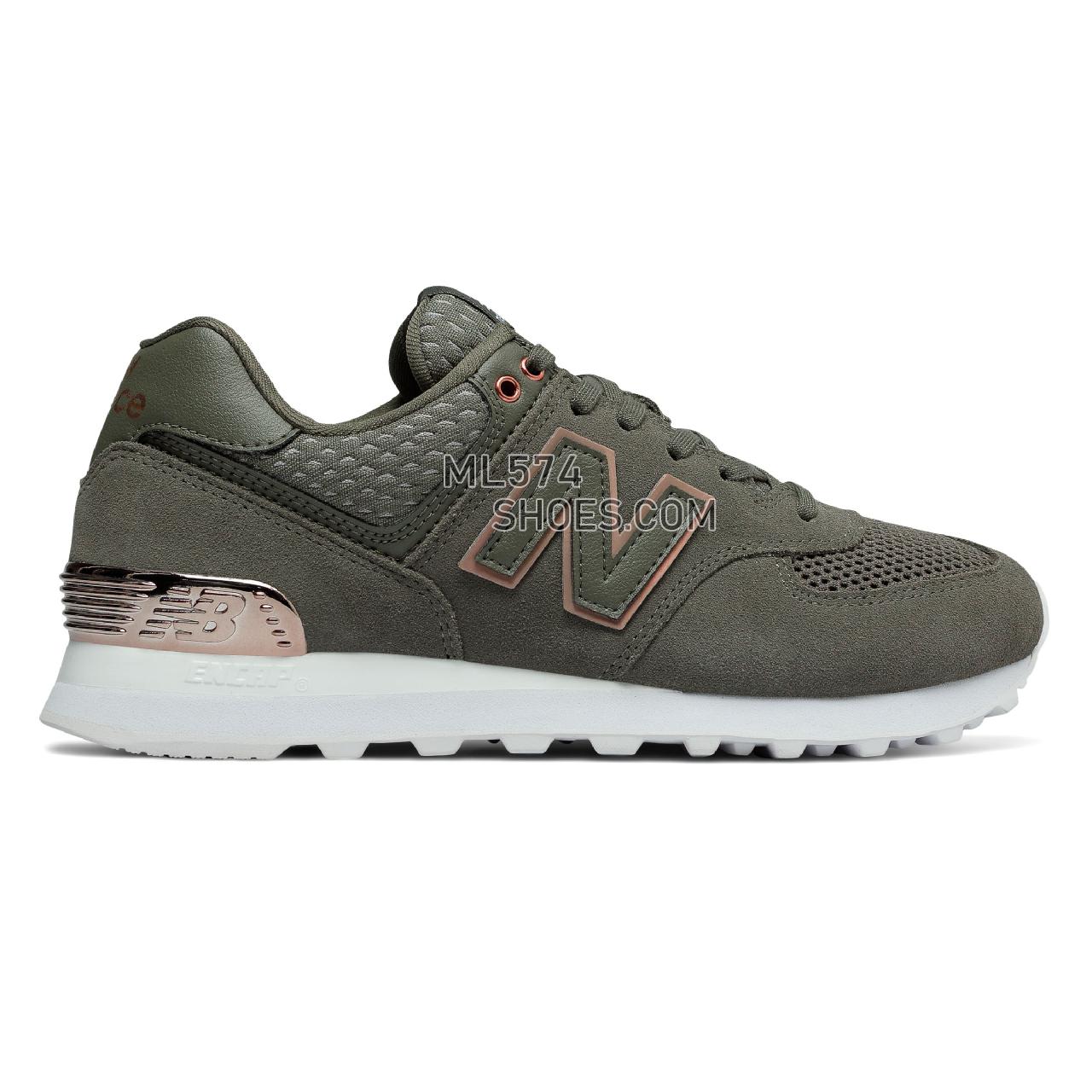 New Balance 574 All Day Rose - Women's 574 - Classic Olive - WL574FSD