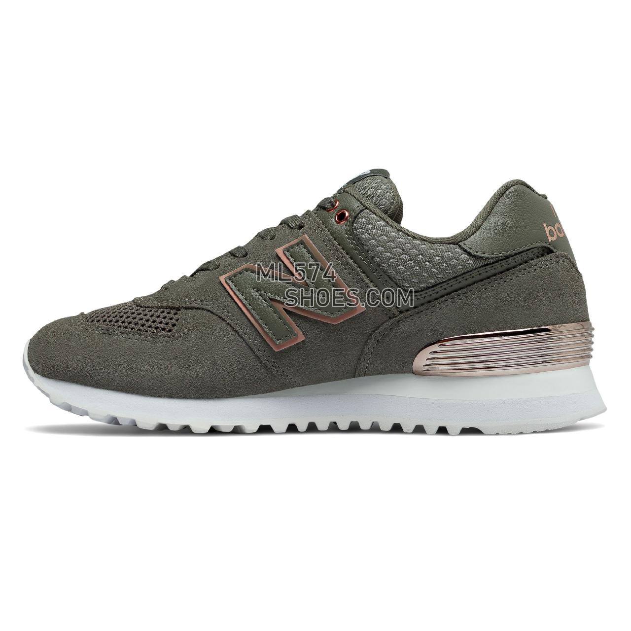 New Balance 574 All Day Rose - Women's 574 - Classic Olive - WL574FSD