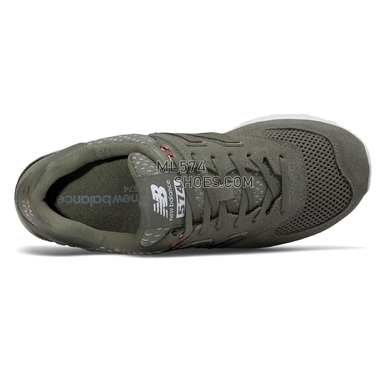 New Balance 574 All Day Rose - Women's 574 - Classic Olive - WL574FSD