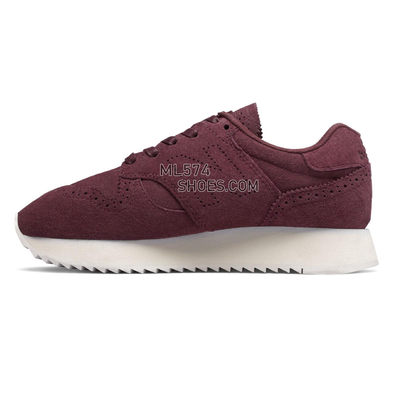 New Balance 520 Platform - Women's 520 - Classic Burgundy with White - WL520MC