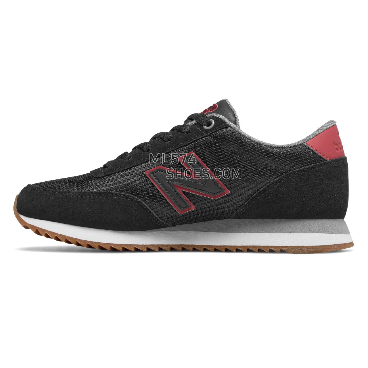 New Balance 501 - Women's 501 - Classic Black with Earth Red - WZ501MSA