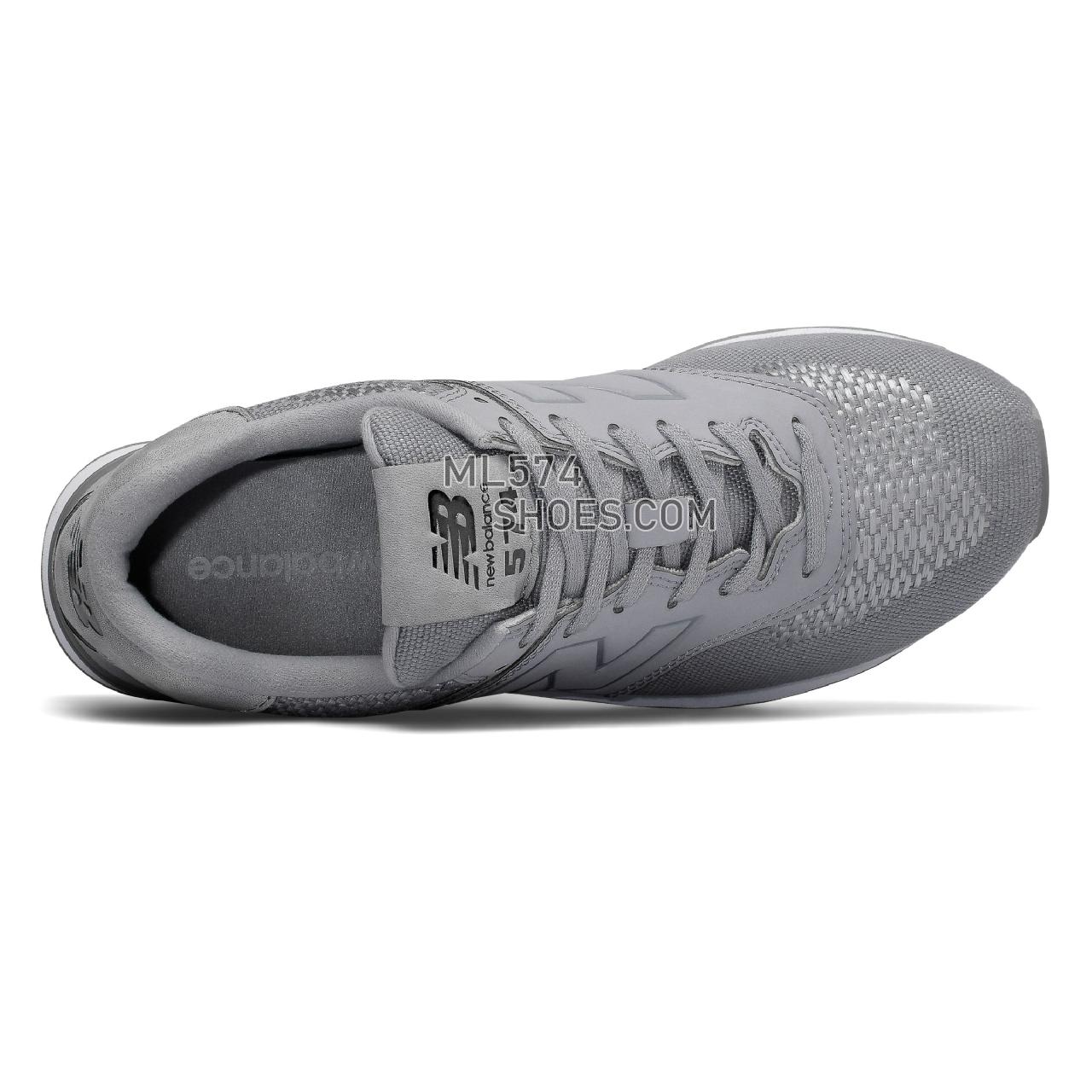 New Balance 574 Tech Raffia - Women's 574 - Classic Silver Grey with Steel - WL574FAB