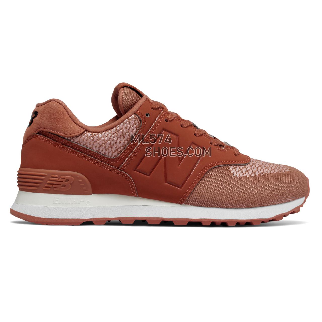 New Balance 574 Tech Raffia - Women's 574 - Classic Jupiter with Dusted Peach - WL574FAD