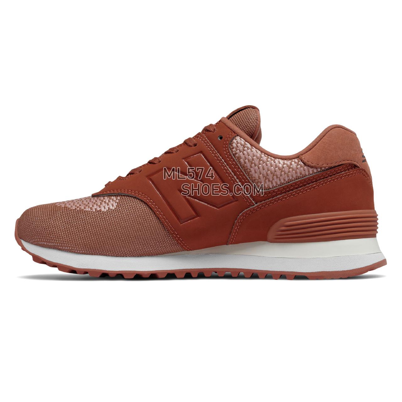 New Balance 574 Tech Raffia - Women's 574 - Classic Jupiter with Dusted Peach - WL574FAD